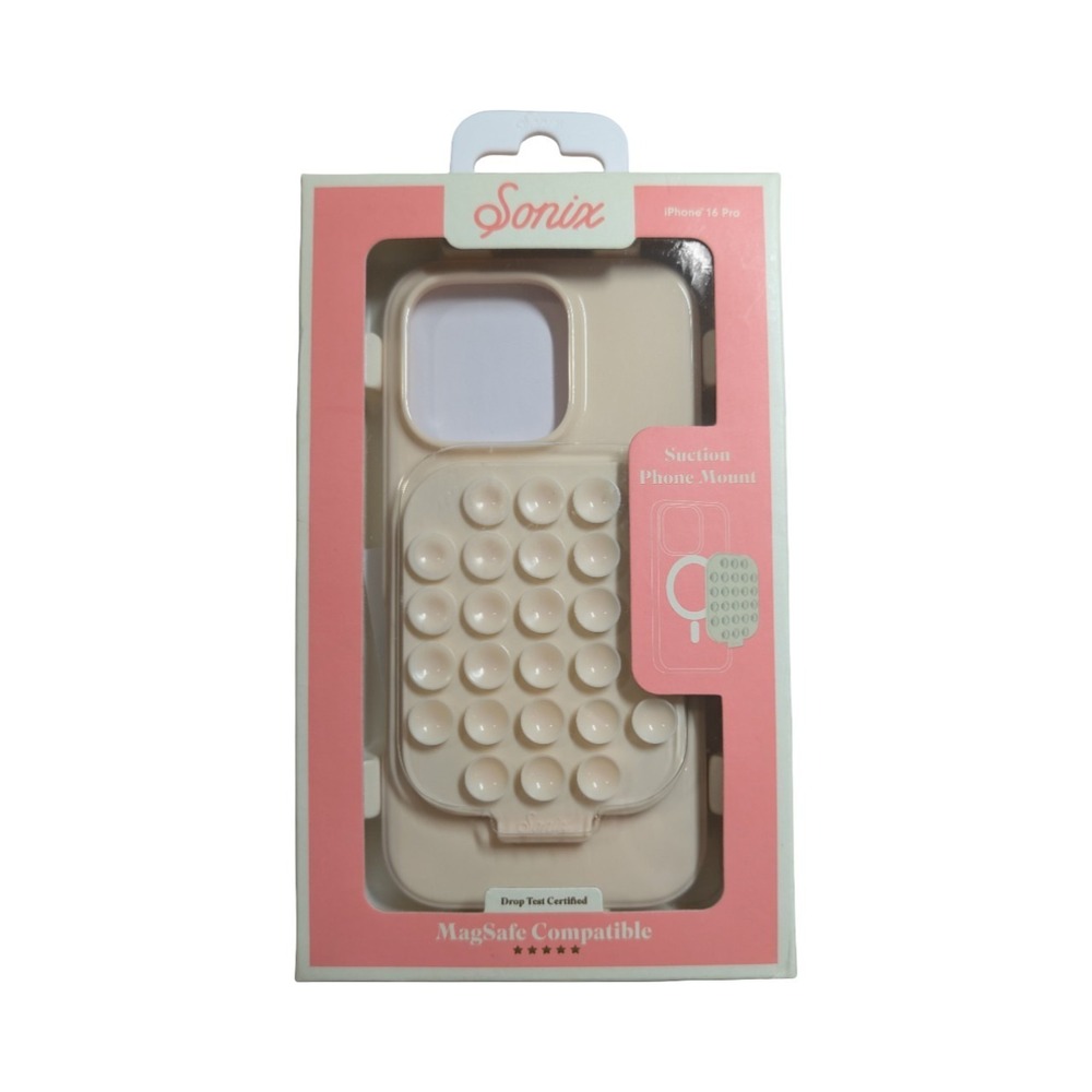 C5-O‎ Sonix Magsafe Mountable Suction Case For Apple iPhone 16 Pro - Cream
